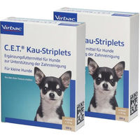 Produktbild von Virbac C.E.T. Kau-Striplets Zahnpflege-Snack mit Rind und hohem Fleischanteil 200g