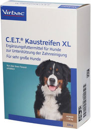 Virbac C.E.T. Zahnpflege-Kaustreifen mit Rind für Riesenrassen und sehr große Hunde mit hohem Fleischanteil 226g – Bild 1 von 3