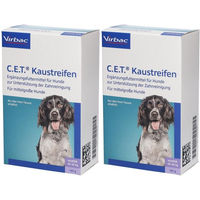 Produktbild von Virbac C.E.T. Zahnpflege-Snack Kaustreifen mit Rind für mittelgroße Hunde mit hohem Fleischanteil