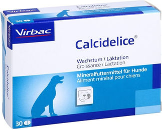 Produktbild von Virbac Calci-delice Vet Tabletten zur Unterstützung von Gelenken und Knochen