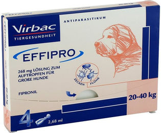 Virbac Effipro Spot-on für große Hunde 268 mg – Bild 1 von 1