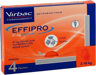 Produktbild von Virbac Effipro Spot-On für kleine Hunde 67 mg