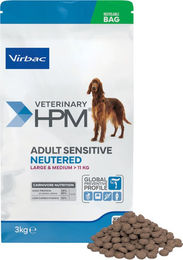 Virbac HPM Canine Sensitive Digest Neutered Hundefutter für erwachsene große Hunde 3 kg – Bild 1 von 2