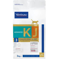 Produktbild von Virbac HPM Cat Advanced Kidney & Joint Support KJ3 Diätfutter für Katzen zur Unterstützung von Nieren und Gelenken 3 kg - 3 kg