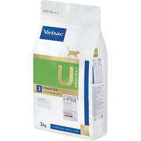 Produktbild von Virbac HPM Cat Urology U3 Diätfutter Trockenfutter für erwachsene Katzen zur Unterstützung der Harnwege und Gewichtskontrolle 3 kg - 3 kg