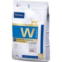 Produktbild von Virbac HPM Cat Weight Loss & Diabetes W1 Trockenfutter zur Gewichtskontrolle für Katzen 7 kg - 7 kg