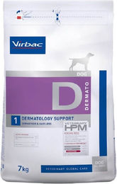 Virbac HPM Perro D1 Trockenfutter für erwachsene Hunde zur dermatologischen Unterstützung hypoallergen 7 kg - 7 kg – Bild 1 von 2