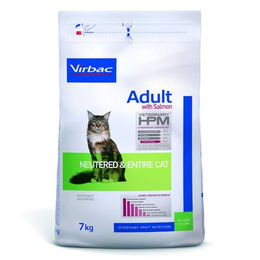 Virbac HPM Veterinary Katzenfutter Adult Lachs für kastrierte und nicht kastrierte Katzen 12 kg – Bild 1 von 3