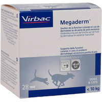 Produktbild von Virbac Megaderm Monodosierung Haut und Fell Supplement 28 x 4 ml