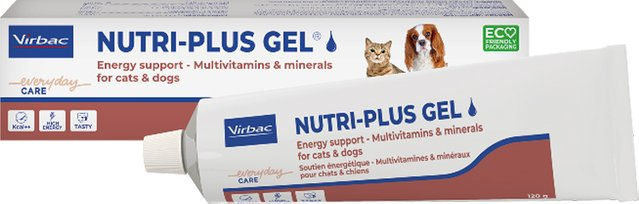 Virbac Nutri-Plus Gel Nahrungsergänzung mit Vitaminen Paste 3 x 120 g – Bild 1 von 2