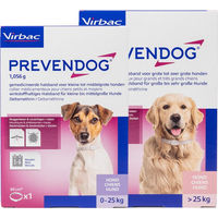 Produktbild von Virbac Prevendog Halsband gegen Zecken für kleine und mittelgroße Hunde