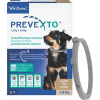 Produktbild von Virbac PreveXto Halsband gegen Flöhe, Zecken und Läuse für kleine Hunde unter 8 kg