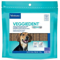 Produktbild von Virbac Veggiedent Fresh Kausnack für Hunde Adult Vegan Glutenfrei Grösse M 15 Stück