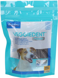 Virbac VeggieDent Fresh XS Zahnpflege-Snack für kleine Hunde vegan und hypoallergen 120g – Bild 1 von 2