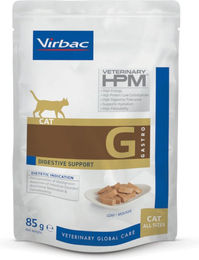 Produktbild von Virbac Veterinary Cat HPM Digestive Support Katzen Nassfutter Mousse Hypoallergen Glutenfrei 12 x 85 g