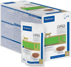 Virbac Veterinary Cat Urology Dissolution & Prevention Diätfutter Nassfutter für Katzen 12 x 85 g - 12 x 85 g – Bild 1 von 3