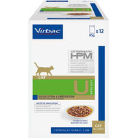 Produktbild von Virbac Veterinary Cat Urology Dissolution & Prevention Diätfutter Nassfutter für Katzen zur Harnwegserkrankung und Gewichtskontrolle 24 x 85 g - 24 x 85 g
