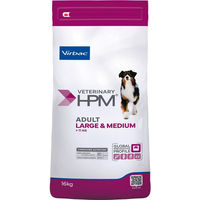 Produktbild von Virbac Veterinary HPM Adult Hundefutter für große und mittelgroße Hunde, hypoallergen und glutenfrei, 16 kg - 16 kg