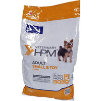 Produktbild von Virbac VETERINARY HPM Adult Trockenfutter für kleine Hunde zur Gewichtskontrolle und Unterstützung von Magen-Darm, Haut und Nieren 1kg