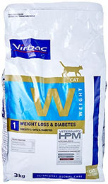 Virbac Veterinary HPM Cat Weight Loss & Diabetes W1 Trockenfutter für erwachsene Katzen zur Gewichtsreduktion und Diabetes-Unterstützung 3 kg - 3 kg – Bild 1 von 5