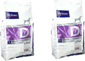 Virbac VETERINARY HPM Dermatologie Trockenfutter für erwachsene Hunde zur Unterstützung von Haut und Fell 6 kg – Bild 1 von 1