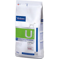 Produktbild von Virbac Veterinary HPM Dog Urology Dissolution & Prevention U1 Trockenfutter für erwachsene Hunde hypoallergen 2 x 12 kg - 2 x 12 kg