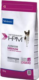 Produktbild von Virbac Veterinary HPM Junior Trockenfutter für mittelgroße Hunde mit Fisch hypoallergen und glutenfrei 2 x 12 kg - 2 x 12 kg