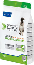 Produktbild von Virbac Veterinary HPM Katzenfutter Adult Lachs für kastrierte und unkastrierte Katzen 3 kg