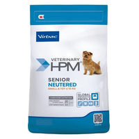 Produktbild von Virbac Veterinary HPM Trockenfutter für kastrierte kleine und Spielzeughunde Senior 1,5 kg