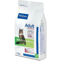 Produktbild von Virbac VETERINARY HPM Trockenfutter für kastrierte Katzen Adult Lachs zur Gewichtskontrolle und Nierenunterstützung 1500g