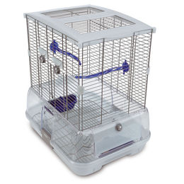 Produktbild von Vision Vogelheim Modell S01 Vogelkäfig für Wellensittiche Kanarienvögel Agaporniden und Finken Größe S