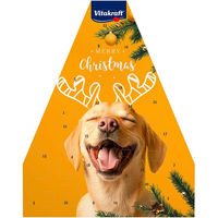 Produktbild von Vitakraft Adventskalender 2025 für Hunde mit Snacks ohne Zucker für alle Altersstufen 244g
