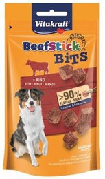 Produktbild von Vitakraft Beef-Stick Bits Hundetrockenfleisch Rind ohne Farb- und Aromastoffe 9x40g - 9 x 40 g