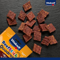 Produktbild von Vitakraft Beef Stick Quadros Hundeleckerli Rind mit Kartoffel und Leber ohne Zuckerzusatz 70g - 7 x 70 g