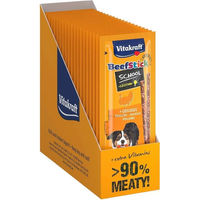 Produktbild von Vitakraft Beef Stick School Hundesnack mit Rind und Geflügel hoher Fleischanteil Vorratspackung