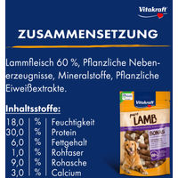 Produktbild von Vitakraft Bonas Calciumknochen Lamm Monoprotein Getreidefrei 80 g - 80 g