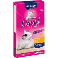 Produktbild von Vitakraft Cat Liquid Snack Huhn Katzen Paste 11 x 90g