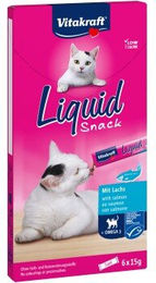 Vitakraft Cat Liquid-Snack Lachs Paste für Kitten 66x15 g - 66 x 15 g – Bild 1 von 3