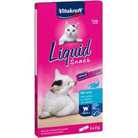 Produktbild von Vitakraft Cat Liquid-Snack Lachs Paste für Kitten 66x15 g - 66 x 15 g