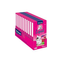 Produktbild von Vitakraft Cat Liquid Snack Paste Rind und Geflügel für Kitten 11 x 90g