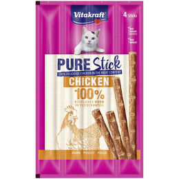 Vitakraft Cat Pure Stick Huhn Katzen Leckerli 4 x 5 g - 20 g – Bild 1 von 9