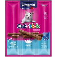 Produktbild von Vitakraft Cat Stick Classic Crunchy Sticks Lachs für Katzen