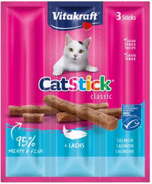 Vitakraft Cat Stick Classic Katzensnack Lachs MSC 54g - 3 x 18 g – Bild 1 von 6