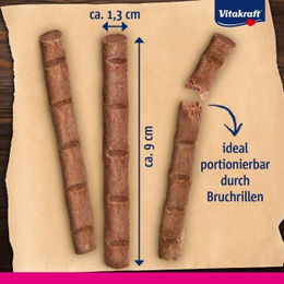 Vitakraft Cat-Stick Crunchy Sticks Ente und Kaninchen für Katzen 60 Stück - 10 x 6 Stk. – Bild 1 von 2