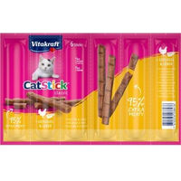 Produktbild von Vitakraft Cat-Stick Crunchy Sticks Geflügel und Huhn für Katzen 360g - 10 x 6 Stk.