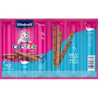 Produktbild von Vitakraft Cat-Stick Crunchy Sticks Lachs MSC für Katzen 10x6 Stück - 10 x 6 Stk.
