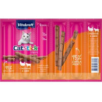 Produktbild von Vitakraft Cat-Stick Crunchy Sticks Truthahn und Lamm für Katzen 60 Stück - 10 x 6 Stk.