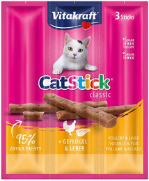 Vitakraft Cat Stick Mini Crunchy Sticks Geflügel und Leber für Katzen – Bild 1 von 2