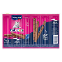 Produktbild von Vitakraft Cat Stick mini Crunchy Sticks Kabeljau und Seelachs 36 g - 6 x 6 g