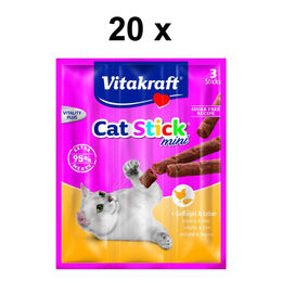 Vitakraft Cat-Stick mini Katzensnack Geflügel 60 x 6g – Bild 1 von 2